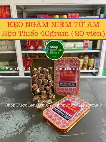 Kẹo Ngậm Niệm Từ Am Hiếu Tử Xuyên Bối Tỳ Bà Cao Thông Cổ Mát Họng Nin Jiom Pei Pa Koa