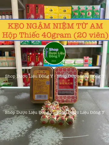 Kẹo Ngậm Niệm Từ Am Hiếu Tử Xuyên Bối Tỳ Bà Cao Thông Cổ Mát Họng Nin Jiom Pei Pa Koa