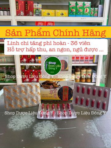 Linh Chi Tăng Phì Hỗ Trợ Tăng Cân - Hộp 36 Viên Malaysia Sản Phẩm Mới, Giải Pháp Tăng Cân Hiệu Quả