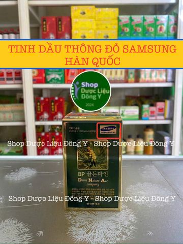 Tinh Dầu Thông Đỏ Hộp 100 viên - Tinh Dầu Chiết Xuất Từ Lá Thông Hàn Quốc - Giải Độc, Chống Oxy Hóa, Sức Khỏe Tốt