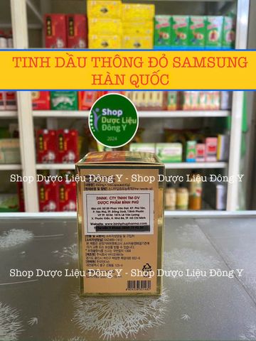 Tinh Dầu Thông Đỏ Hộp 100 viên - Tinh Dầu Chiết Xuất Từ Lá Thông Hàn Quốc - Giải Độc, Chống Oxy Hóa, Sức Khỏe Tốt