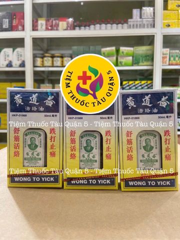 Dầu Nóng Xoa Bóp Wong To Yick 50ml - Giảm Đau Nhức Xương Khớp Từ Hong Kong, Thảo Dược Tự Nhiên, Hỗ Trợ Sức Khỏe
