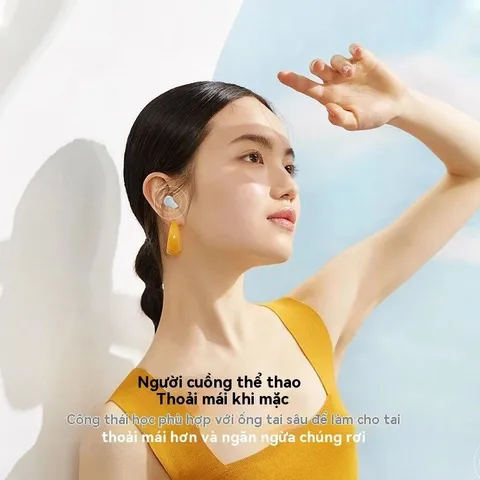 Tai Nghe Bluetooth A6S TWS 5.0 - Âm Thanh HiFi In-Ear, Cảm Ứng Thông Minh, Giảm Tiếng Ồn, Kết Nối Tự Động, Thời Gian Nghe Lên Đến 4 Giờ