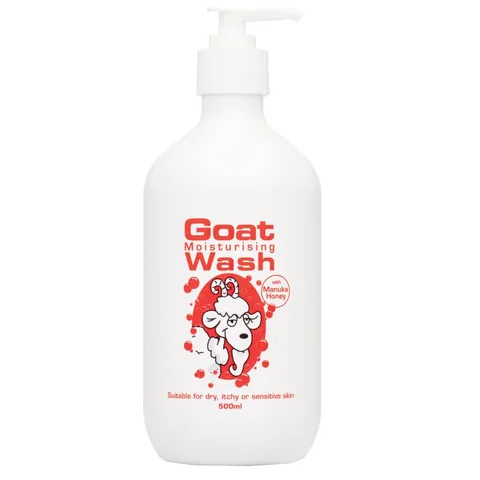 Sữa Tắm Dưỡng Ẩm Cao Cấp Goat Wash 500ml - Chiết Xuất Từ Sữa Dê & Mật Ong Manuka, Phù Hợp Cho Da Nhạy Cảm, Thư Giãn Và Sạch Sẽ