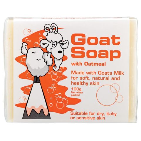 Xà Phòng Tắm Sữa Dê GOAT SOAP 100g - Sản Phẩm Chăm Sóc Da Tự Nhiên, Hương Thơm Độc Đáo, Dưỡng ẩm Cho Làn Da Nhạy Cảm