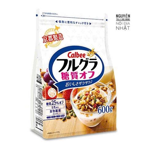 Ngũ Cốc Calbee Nhật Bản Gói Đỏ 700g và Gói Trắng 550g - Dinh Dưỡng Ngon Lành Cho Bữa Sáng Nhanh Chóng, Không Chất Bảo Quản