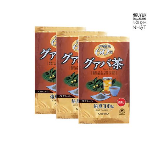 Trà Diếp Cá và Trà Lá Ổi Orihiro - Hỗ Trợ Giảm Cân Từ Thiên Nhiên, 60 Túi Lọc Giúp Cải Thiện Sức Khỏe và Tiêu Hoá