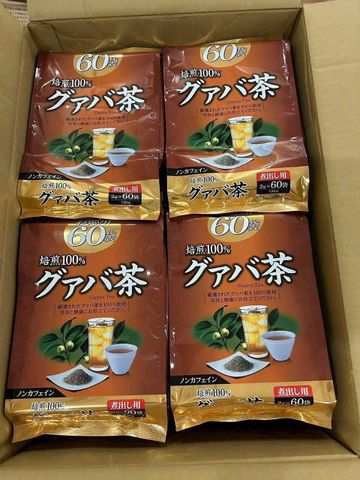 Trà Diếp Cá và Trà Lá Ổi Orihiro - Hỗ Trợ Giảm Cân Từ Thiên Nhiên, 60 Túi Lọc Giúp Cải Thiện Sức Khỏe và Tiêu Hoá