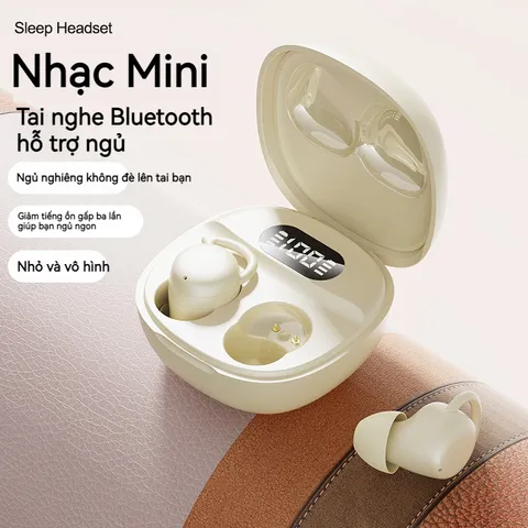 Tai nghe Bluetooth Không Dây X62 - Tai Nghe Ngủ Thể Thao, Giảm Tiếng Ồn, Công Nghệ V5.3, Chất Âm HIFi Stereo 9D, Thiết Kế Nhỏ Gọn