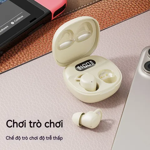 Tai nghe Bluetooth Không Dây X62 - Tai Nghe Ngủ Thể Thao, Giảm Tiếng Ồn, Công Nghệ V5.3, Chất Âm HIFi Stereo 9D, Thiết Kế Nhỏ Gọn