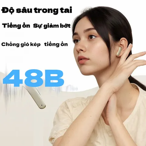 Tai nghe nhét tai không dây Bluetooth Q56 TWS V5.4 - Âm thanh 9D, Giảm tiếng ồn, Chống nước, Dùng cho thể thao và chơi game