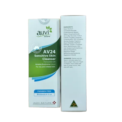 Sữa Tắm Auvi Nature AV24 - Dưỡng Ẩm & Làm Sạch Da Nhạy Cảm, Không Bọt, 250ml - LALISSE AUSTRALIA