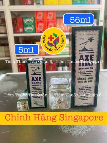 Dầu nóng xoa bóp Axe Brand Singapore 56ml - Dầu cây búa trắng giảm đau, mùi thơm dễ chịu, phù hợp cho mọi độ tuổi