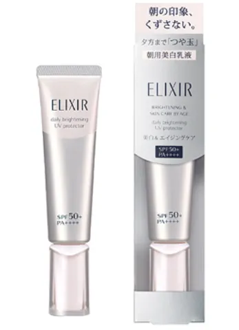 Sữa Chống Nắng Dưỡng Trắng Elixir Daily Brightening UV Protector 35ml - SPF 30 PA+++ Nhật Bản dành cho Da Đẹp, Sáng Mịn