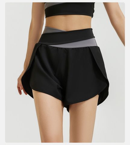 Quần Đùi Lưng Cao Thoáng Khí Nữ - Chất Liệu Spandex Chống Nhăn, Phù Hợp Tập Gym, Yoga, Chạy Bộ - Thời Trang Năng Động