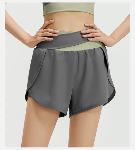 Quần Đùi Lưng Cao Thoáng Khí Nữ - Chất Liệu Spandex Chống Nhăn, Phù Hợp Tập Gym, Yoga, Chạy Bộ - Thời Trang Năng Động