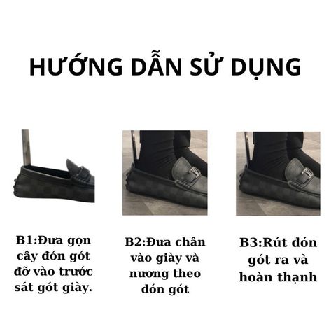 Cây Đón Gót Giày MICA Tiện Lợi - Giúp Xỏ Giày Dễ Dàng, Móc Treo Chìa Khóa Ngẫu Nhiên, Phụ Kiện Thời Trang Hữu Ích