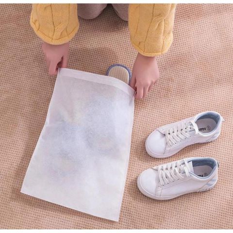 Túi Đựng Giày Dép Dây Rút Chống Thấm Nước RUNO - Giải Pháp Bảo Quản Giày Dép Khỏi Bụi Bẩn và Côn Trùng, Kích Thước 30x37cm