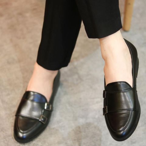 Giày nam Monk Strap da PU cao cấp - Giày cưới chú rể trẻ trung, đế cao su chống trơn trượt RUNO G66, phù hợp mọi phong cách thời trang