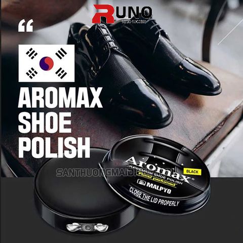 Xi đánh giày Aromax Hàn Quốc cao cấp - Combo 4 màu sáp thơm bảo vệ da giày, tăng độ bóng, chống nước, làm mới giày bền đẹp