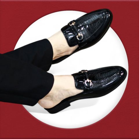 Giày lười nam da mềm in vân đà điểu cao cấp - Giầy xục công sở sang trọng, size 38-43, đế cao su chống trượt, thoải mái cả ngày.