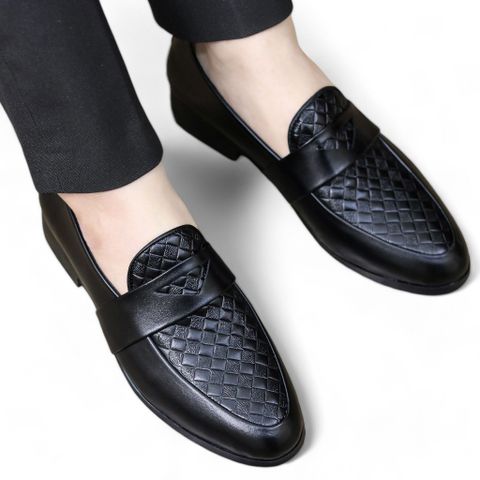 Giày tây nam cao cấp RUNO G24 - Giày oxford da PU mềm công sở, dáng Hàn Quốc, đế cao su chống trơn trượt, thoải mái cho cả ngày hoạt động