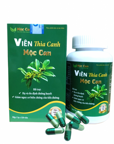 Viên Thìa Canh Mộc Can hỗ trợ ổn định đường huyết (Hộp 120v)