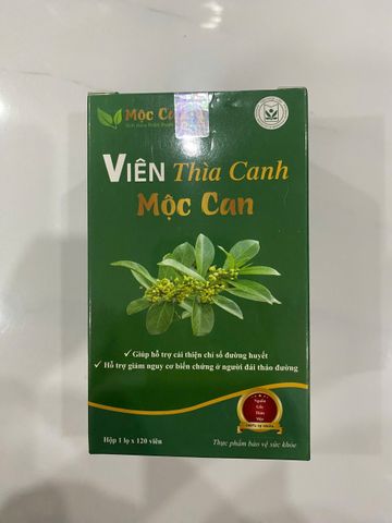 Viên Thìa Canh Mộc Can hỗ trợ ổn định đường huyết (Hộp 120v)