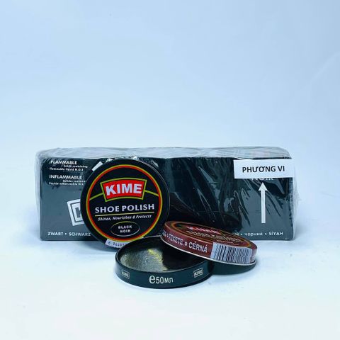 Xi Đánh Giày KIME Chính Hãng Dạng Sáp 38g - Combo Màu Đen & Nâu Bảo Vệ Da Giày & Tăng Độ Bóng, Giải Quyết Vết Xước Nhỏ