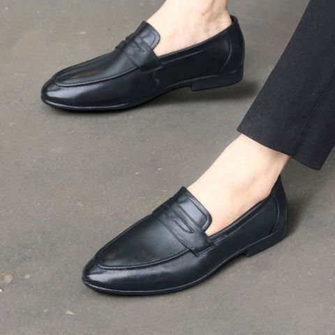 Giày Lười Nam Da PU Cao Cấp RUNO G15 - Thiết Kế Tối Giản, Đế Cao Su Chống Trơn Trượt, Phù Hợp Mọi Phong Cách Thời Trang