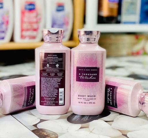 Sữa tắm Bath & Body Works A Thousand Wishes 295ml - Chăm Sóc Da Mịn Màng, Trắng Sáng, Hương Thơm Dễ Chịu, Phù Hợp Mọi Loại Da