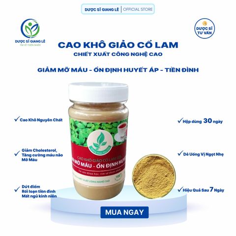 Cao Khô Giảo Cổ Lam Risopharma - Hỗ Trợ Giảm Mỡ Máu & Ổn Định Huyết Áp Từ Thiên Nhiên, Giải Pháp Cho Tim Mạch Khỏe Mạnh