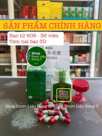 Viên Uống Bao Tử 606 Chính Hãng - Giảm Đau Dạ Dày, Hỗ Trợ Tiêu Hóa, 36 Viên, Thích Hợp Cho Người Viêm Löt Dạ Dày