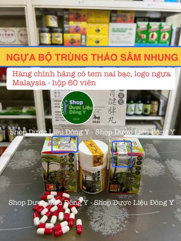 Viên Uống Ngựa Bộ Trùng Thảo Sâm Nhung Chính Hãng - Hỗ Trợ Tăng Cân, Cải Thiện Giấc Ngủ và Trí Nhớ, 50 Viên