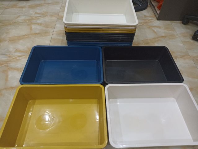 Khay Nhựa Nuôi Cá 16L - Dùng Để Ép Cá, Trồng Rau, Đựng Đồ Trong Nhà - Chất Liệu Bền, Giá Rẻ, Phụ Kiện Guppy Thải Chất Lượng