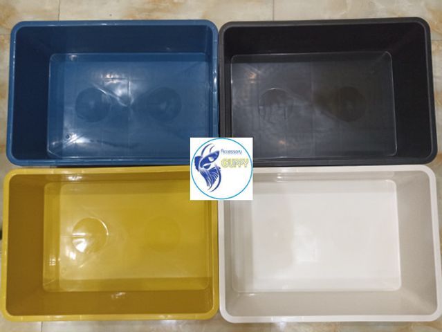 Khay Nhựa Nuôi Cá 16L - Dùng Để Ép Cá, Trồng Rau, Đựng Đồ Trong Nhà - Chất Liệu Bền, Giá Rẻ, Phụ Kiện Guppy Thải Chất Lượng