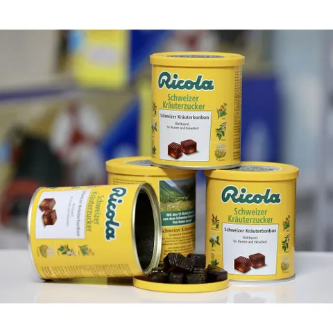 Kẹo ngậm Ricola 250g - Hương vị tươi mát từ 13 loại thảo dược tự nhiên Thụy Sĩ - Thực phẩm bổ dưỡng sức khỏe