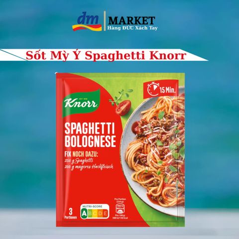 Gia Vị Mỳ Ý Spaghetti Knorr Gói 40g - Dễ Chế Biến và Đậm Chất Bolognese, Hàng Đức Chất Lượng Cao