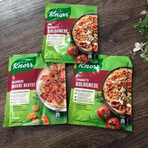 Gia Vị Mỳ Ý Spaghetti Knorr Gói 40g - Dễ Chế Biến và Đậm Chất Bolognese, Hàng Đức Chất Lượng Cao