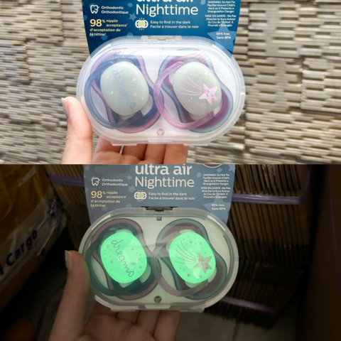 Ty Giả Philips Avent Ultra Air Nighttime Phát Quang Siêu Mềm Dành Cho Bé 6-18M - An Toàn, Chất Liệu Không BPA, Thiết Kế Đối Xứng