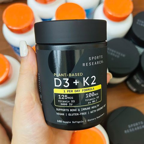 Vitamin D3 K2 thuần chay khỏe xương khớp USA 160 viên