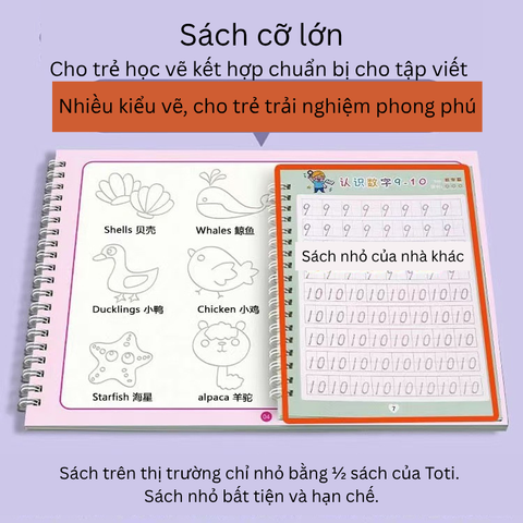 Sách Tập Vẽ Nét Rãnh Cho Bé - Bộ 4 Cuốn Hướng Dẫn Tự Học Vẽ, Phát Triển Kỹ Năng Viết Và Tư Duy Cho Trẻ Em