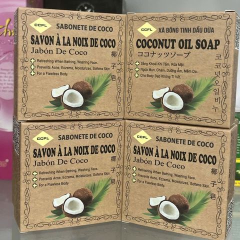 Xà Bông Dừa CCFL – Làm Sạch, Mềm Da, Giúp Body Đẹp Không Tì Vết