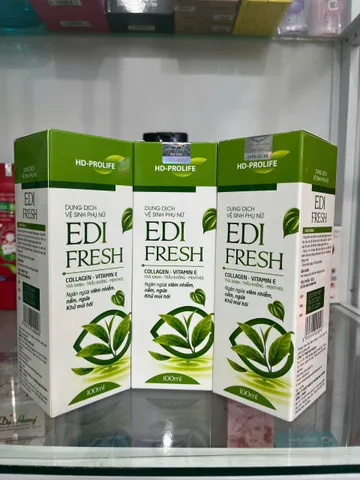 Dung dịch vệ sinh phụ nữ EDI FRESH 100 ML – Bảo vệ vùng kín mỗi ngày