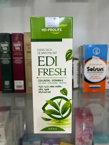 Dung dịch vệ sinh phụ nữ EDI FRESH 100 ML – Bảo vệ vùng kín mỗi ngày