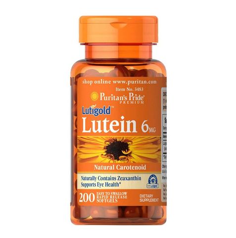 Viên Uống Bổ Mắt Lutein Puritan's Pride 6mg của Mỹ 200 viên