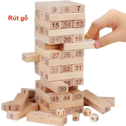 Đồ Chơi Rút Gỗ Cho Bé Toti - Bộ Rút Gỗ Màu Sắc & Số Giúp Phát Triển Tư Duy Logic & Kỹ Năng Tính Toán, Quà Tặng Trí Tuệ Chính Hãng