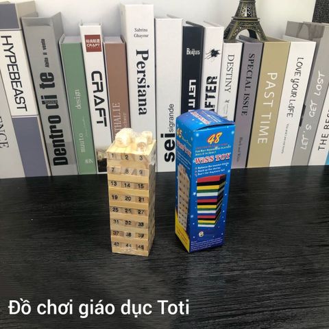 Đồ Chơi Rút Gỗ Cho Bé Toti - Bộ Rút Gỗ Màu Sắc & Số Giúp Phát Triển Tư Duy Logic & Kỹ Năng Tính Toán, Quà Tặng Trí Tuệ Chính Hãng