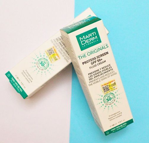 Kem Chống Nắng Martiderm The Originals Proteos Screen SPF50+ 40ml - Dưỡng ẩm, Bảo vệ da khỏi tia UV, Phù hợp mọi loại da