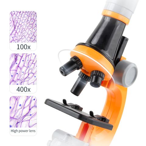 Kính Hiển Vi Cầm Tay Phóng Đại 100-400x Cho Bé - Khám Phá Khoa Học STEM, Quà Tặng Giáo Dục Sáng Tạo